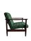 Mid-Century Armchairs in Green Jacquard by Edmund Homa, 1962, Set of 2, Image 8