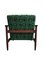 Mid-Century Armchairs in Green Jacquard by Edmund Homa, 1962, Set of 2, Image 2