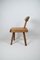 Chaise d'Appoint Brutaliste en Bois 7