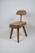 Brutalist Wooden Side Chair, Image 1