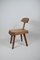 Brutalist Wooden Side Chair 4