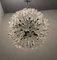 Murano Flower Esprit Chandelier attributed to Venini Veart, 1960s 5