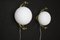 Modern Globe Ceiling Lights in the style of Stilnovo, 1980s, Set of 2 15