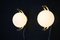 Modern Globe Ceiling Lights in the style of Stilnovo, 1980s, Set of 2 10