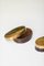 Oval Boxes in Brass and Wood, 1970s, Set of 2 2