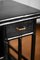 McGuire Bar Buffet Trolley in Black Lacquered Rattan, 1970s 2