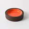 Danish Orange Ceramic Bowl from Knabstrup, 1960s 2