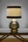 Vintage Lamp in Smoked Glass and Brass, 1970s, Image 2