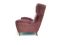 Vintage Upholstered Armchair, 1950s, Image 6