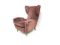 Vintage Upholstered Armchair, 1950s, Image 2