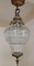 Antique Polished Crystal Glass Shade Ceiling Lamp, 1900s, Image 4