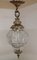 Antique Polished Crystal Glass Shade Ceiling Lamp, 1900s, Image 3