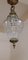 Antique Polished Crystal Glass Shade Ceiling Lamp, 1900s 2