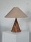 Lampada vintage in legno, anni '70, Immagine 8