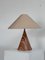 Lampada vintage in legno, anni '70, Immagine 1