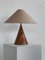 Lampada vintage in legno, anni '70, Immagine 2