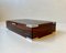 Modern Danish Rosewood and Sterling Silver Box from Hans Hansen, 1950s 1