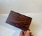 Modern Danish Rosewood and Sterling Silver Box from Hans Hansen, 1950s 10