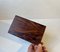 Modern Danish Rosewood and Sterling Silver Box from Hans Hansen, 1950s, Image 10