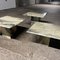 Green Marble Nesting Tables, 1970s, Set of 3 5
