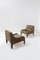 Damask Silk Milord Armchairs by Marco Zanuso for Arflex, 1957, Set of 2 8