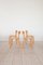 Chaises Modèle 69 par Alvar Aalto pour Artek, Finlande, 1940s, Set de 4 2