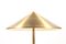 Danish Brass and Teak Table Lamp, 1940s 3