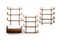 Dänisches Teak Wing Regalsystem, 1950er, 27 Set 1