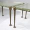 Forged Bronze & Melted Glass Coffee Tables in the style of Lothar Klute, 1980s, Set of 3, Image 8