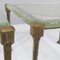 Forged Bronze & Melted Glass Coffee Tables in the style of Lothar Klute, 1980s, Set of 3, Image 6