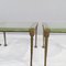 Tables Basses en Bronze Forgé et Verre Fondu dans le Style de Lothar Klute, 1980s, Set de 3 11