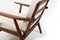 Poltrona GE-270 in teak di Hans J. Wegner per Getama, anni '50, Immagine 6