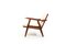 Teak GE-270 Easy Chair by Hans J. Wegner for Getama, 1950s, Image 2