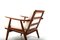 Teak GE-270 Easy Chair by Hans J. Wegner for Getama, 1950s 4