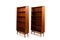 Danish Conical Bookcases in Teak by Johannes Sorth, 1960s, Set of 2 2