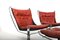 Falcon Stühle aus Chrom & Leder von Sigurd Ressell für Vatne Furniture, 1970er, 4er Set 5