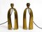 Large Mid-Century Brass Table Lamps, Set of 2, Image 7