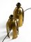 Large Mid-Century Brass Table Lamps, Set of 2 14