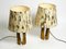 Large Mid-Century Brass Table Lamps, Set of 2 2