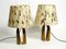 Large Mid-Century Brass Table Lamps, Set of 2 4