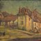 Artista francese, Paesaggio, 1950, Olio su masonite, con cornice, Immagine 3