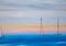 Bridg', Sunrise Over the Ocean, 2022, Olio su tela, Immagine 2