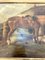 CR Breytle, Scene with Horses & Dogs, 1880, Huile sur Toile, Encadrée 8