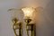 Art Deco Wall Lamps with Original Opaline Glass Shades, Vienna, 1920s, Set of 2 5