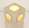 Large French Limestone Owl Table Lamp by Albert Tormos, 1960s 8