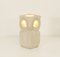 Large French Limestone Owl Table Lamp by Albert Tormos, 1960s, Image 12