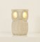 Large French Limestone Owl Table Lamp by Albert Tormos, 1960s 2