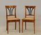 Antique Biedermeier Chairs in Walnut, Set of 2 1