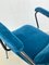 Fauteuils en Velours Bleu, 1960s, Set de 2 9