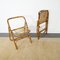 Italian Folding Chairs in Bamboo with Hinges and Brass Rods, 1960s, Set of 2 4